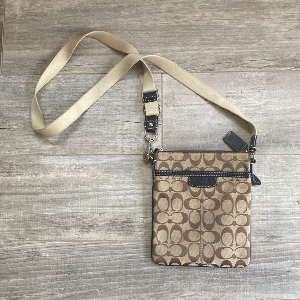 Coach Side bag. Shows wear